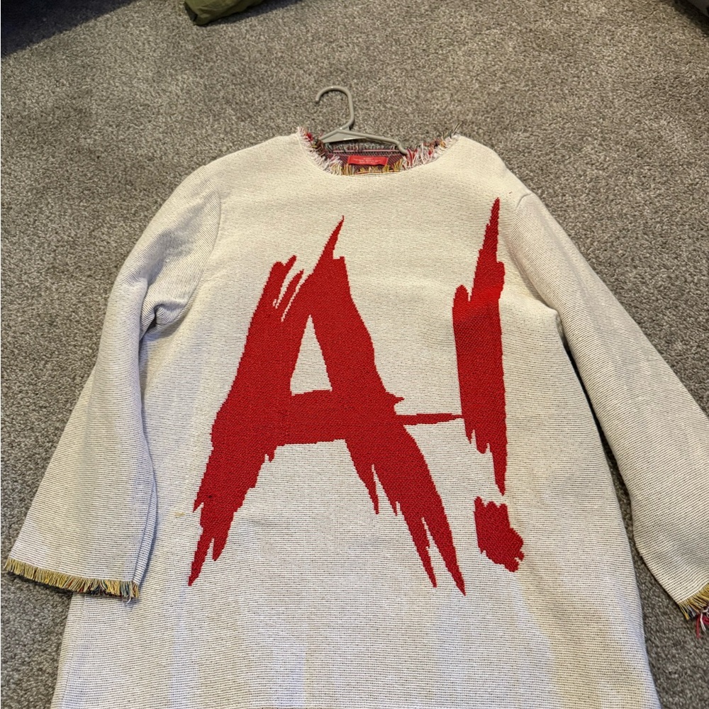 Red and Cream Graphic Sweater

Brand|ALERT

Fits like large 

Super unique